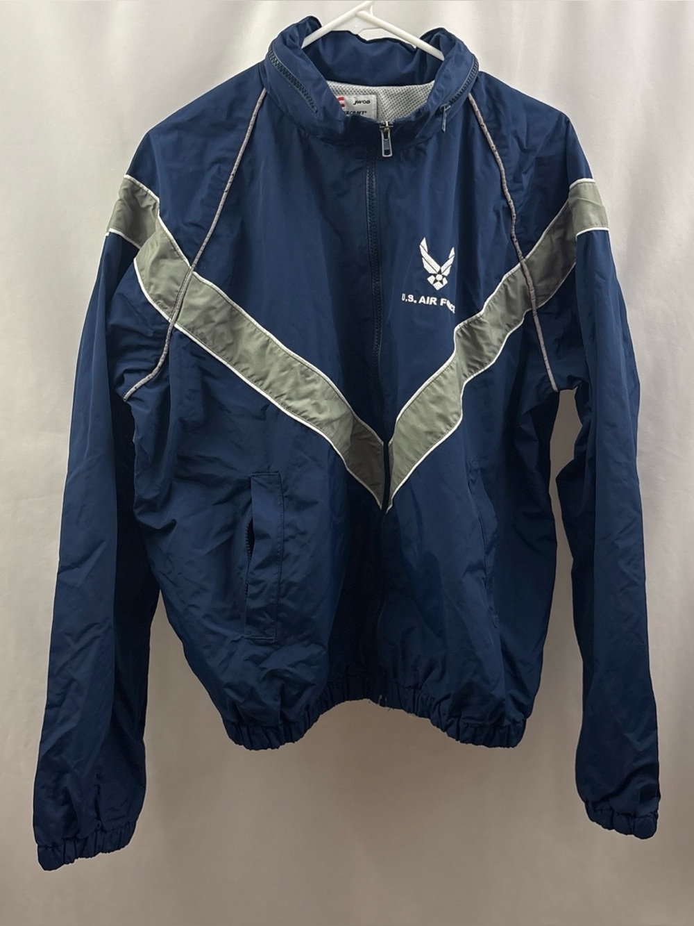 US Air Force USAF PT Jacket Medium Long Military Issue Uniform Reflective